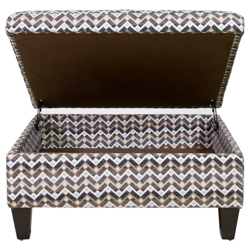Medium Square Storage Ottoman
